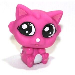 Blip Toys Tic Tac Toy XOXO Exclusive Glitter Friends Pink Cat Toy Figure